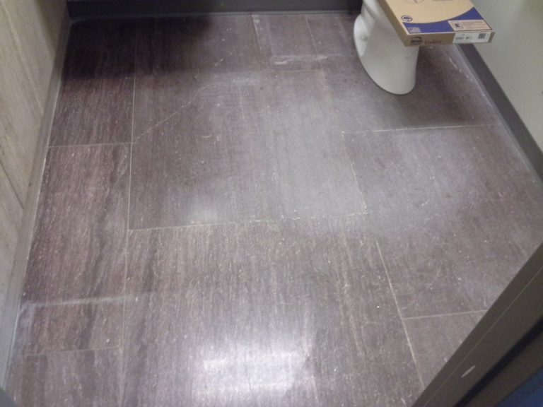 granite floor before commercial